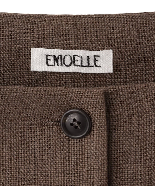 ADAM ET ROPE'(アダムエロペ)の「【EMOELLE】スクエアネックジレトップス(ベスト・レディース・ブラック/ブラウン・F)」の20枚目の写真