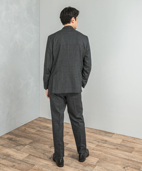 URBAN RESEARCH DOORS（アーバンリサーチドアーズ）の「LIFE STYLE TAILOR　フラノパンツ（スラックス・メンズ・GRAY-CH/BROWN・44/46/48/50）」の10枚目の写真