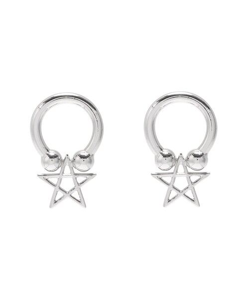 PAMEO POSE（パメオポーズ）の「Star And Ring Pierce（ピアス（両耳用）・レディース・シルバー・F）」の18枚目の写真