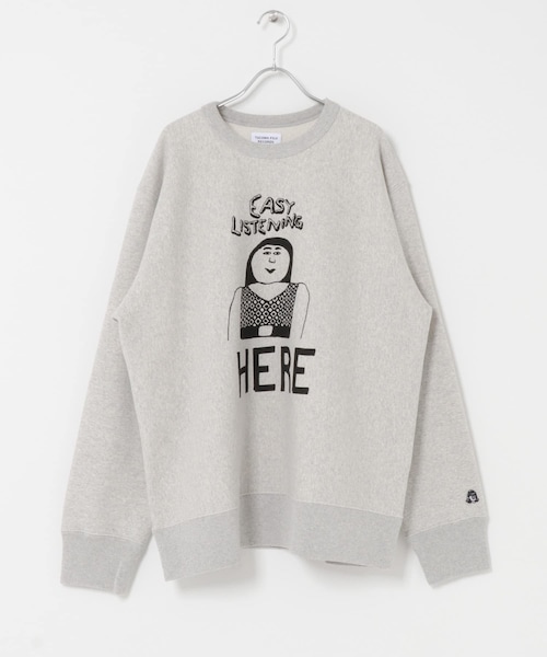 EKAL(エカル)の「TACOMA FUJI RECORDS EASY LISTENING HERE SWEAT(スウェット・メンズ・OATMEAL・M/L/XL)」の10枚目の写真