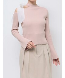 dazzlin | ワンショルリボンニットトップス(ニット/セーター)