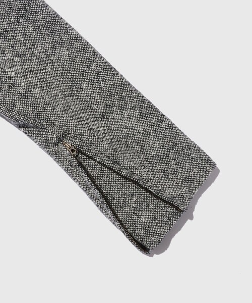 ADAM ET ROPE'(アダムエロペ)の「TWEED HOMESPAN RACING BLOUSON(ブルゾン・メンズ・ブラック・L/M/S)」の18枚目の写真
