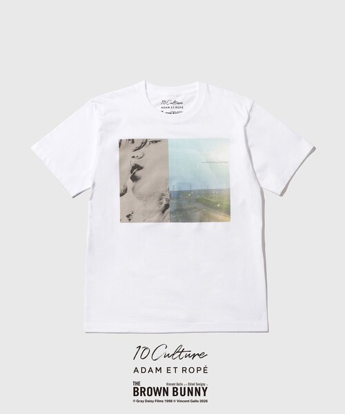 ADAM ET ROPE'(アダムエロペ)の「【The Brown Bunny × 10Culture for ADAM ET ROPE'】The Brown Bunny T SHIRT(Tシャツ/カットソー・メンズ・ブラック/ブラック系/スミクロ/チャコール/グレー/ライトグレー/グレー系/ホワイト/ホワイト系・L/M/XL)」の5枚目の写真