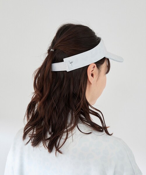 ROPE'（ロペ）の「アニマル柄ラインストーンバイザー（サンバイザー・レディース・グレー/ネイビー/ピンク・F）」の22枚目の写真