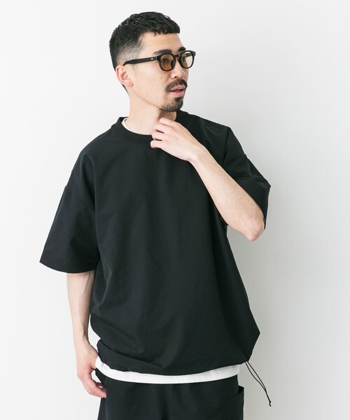 URBAN RESEARCH DOORS(アーバンリサーチドアーズ)の「『別注』Marmot×DOORS DotAir drawstring T-shirts(Tシャツ/カットソー・メンズ・BLACK/CHARCOAL/BEIGE・M/L/XL)」の5枚目の写真