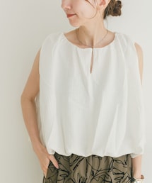ITEMS URBANRESEARCH | バルーンスリーブノースリブラウス(シャツ/ブラウス)