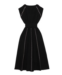 LAGUNAMOON | ハンドステッチノースリーブニットワンピース(ワンピース)