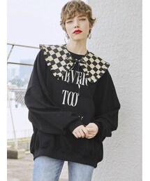 jouetie | フリルカラーBIGプルオーバー(スウェット)