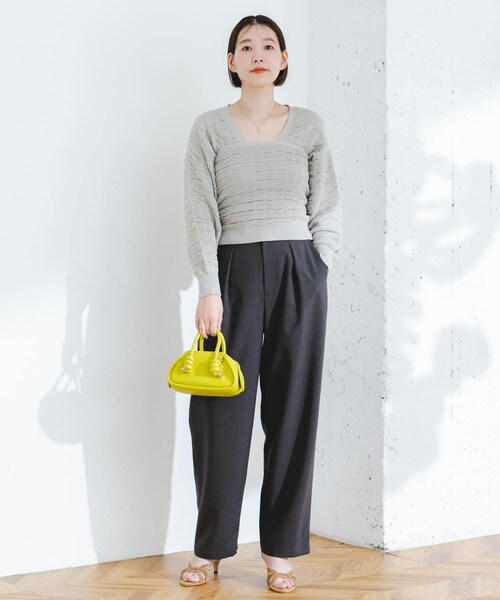 URBAN RESEARCH ROSSO（アーバンリサーチロッソ）の「F by ROSSO　ラメニットビスチェ+カーディガン（カーディガン/ボレロ・レディース・BROWN/GREIGE・FREE）」の17枚目の写真