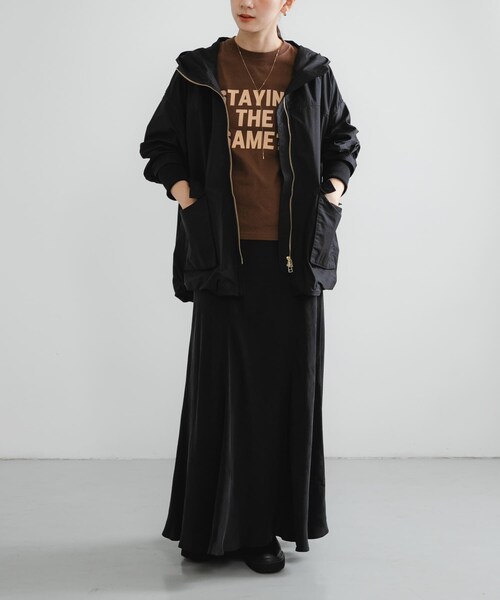 URBAN RESEARCH（アーバンリサーチ）の「コットンナイロンマウンテンパーカー（マウンテンパーカー・レディース・BLACK/CHARCOAL/BEIGE・FREE）」の9枚目の写真