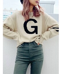 GYDA | G SLEEVELINE ニット TOPS(ニット/セーター)