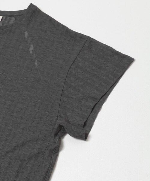 LAATO（ラート）の「lace tee（Tシャツ/カットソー・レディース・パール/シャドウ・Free）」の5枚目の写真