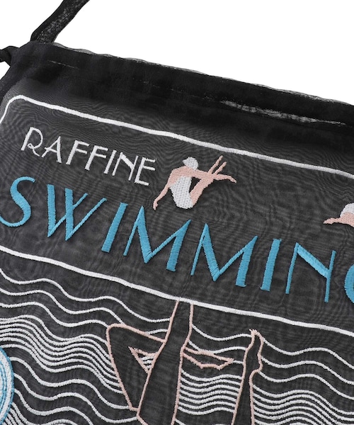 ADAM ET ROPE'(アダムエロペ)の「【公式サイト限定・一部店舗展開】【BT×ADAM ET ROPE'】SWIMMING BAG(ハンドバッグ・レディース・ブラック/ピンク・F)」の15枚目の写真