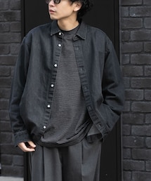 FORK&SPOON | FORK&SPOON　ペーパーデニムシャツ(シャツ/ブラウス)