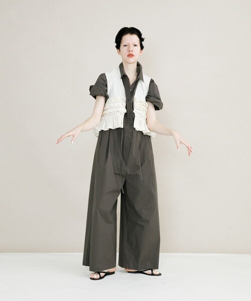 LAATO（ラート）の「relax all in one（サロペット/オーバーオール・レディース・モス/チョコレート/ミッドナイト・FREE）」の17枚目の写真