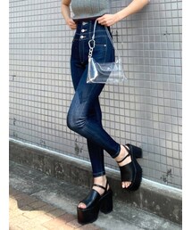 EMODA | 【ELDER】SYMハイウエストデニム(デニムパンツ)
