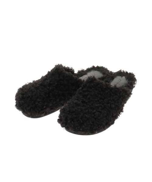 Ungrid（アングリッド）の「【Ca】ボアデザインサボ（その他シューズ・レディース・アイボリー/ブラック・S/M/L）」の7枚目の写真