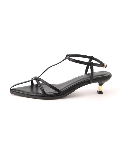 VIS（ビス）の「ナロークロスメタルヒールサンダル（サンダル・レディース・ブラック/レッド・L/M/S）」の12枚目の写真