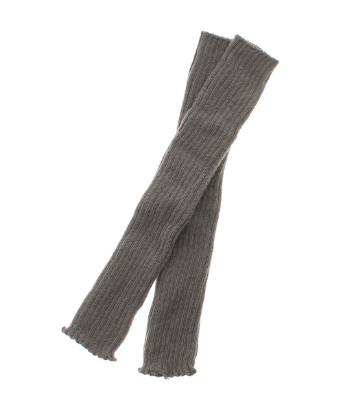 Ungrid（アングリッド）の「ルーズレッグウォーマー（ソックス/靴下・レディース・アイボリー/チャコールグレー・F）」の5枚目の写真