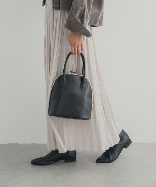 URBAN RESEARCH DOORS(アーバンリサーチドアーズ)の「TIDEWAY MOSS BOSTON S(ハンドバッグ・レディース・BLACK/WINE・Free)」の5枚目の写真