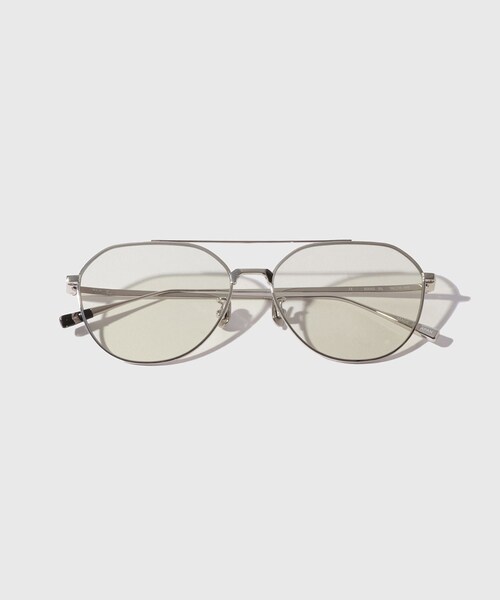 ADAM ET ROPE'(アダムエロペ)の「【BLANC../ブラン】ツーブリッジB0042(サングラス・メンズ・ダークブラウン/シルバー・F)」の2枚目の写真