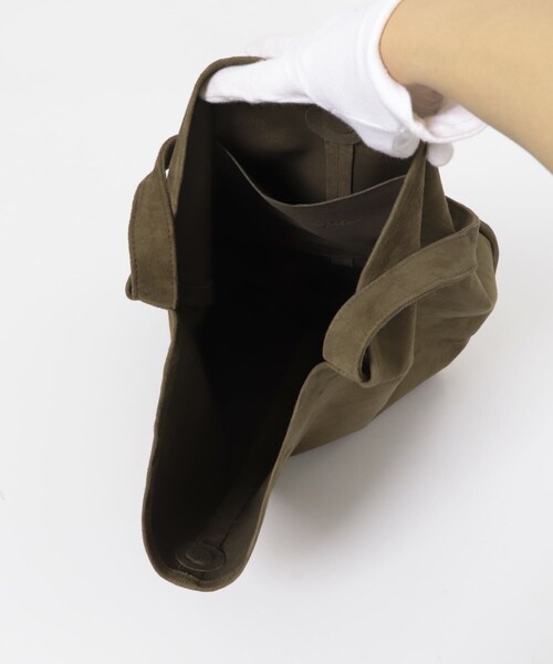URBAN RESEARCH(アーバンリサーチ)の「『別注』Morphee×URBS CYLINDER L(トートバッグ・メンズ・OLIVE・L)」の6枚目の写真