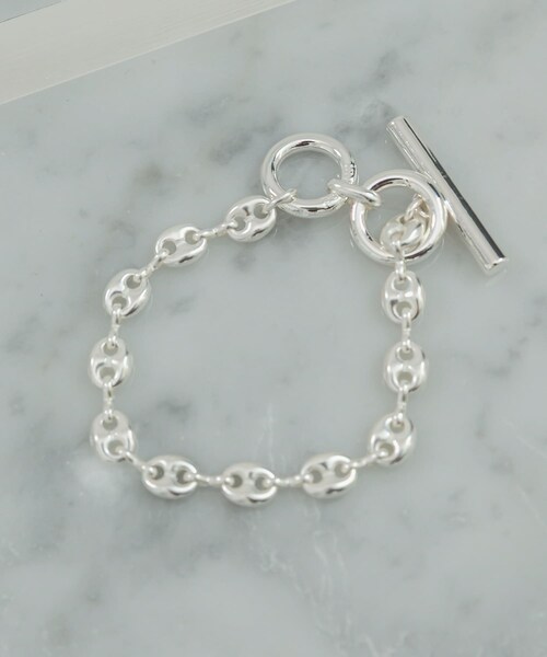 URBAN RESEARCH ROSSO（アーバンリサーチロッソ）の「in mood　ANCHOR BRACELET（ブレスレット・レディース・SV・-）」の2枚目の写真