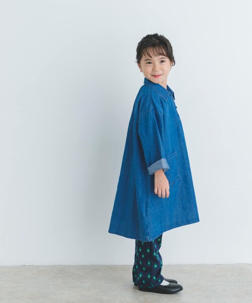 URBAN RESEARCH DOORS（アーバンリサーチドアーズ）の「デニムミニワンピース(KIDS)（ワンピース・キッズ・INDIGO/ONE WASH・105/120/135）」の10枚目の写真
