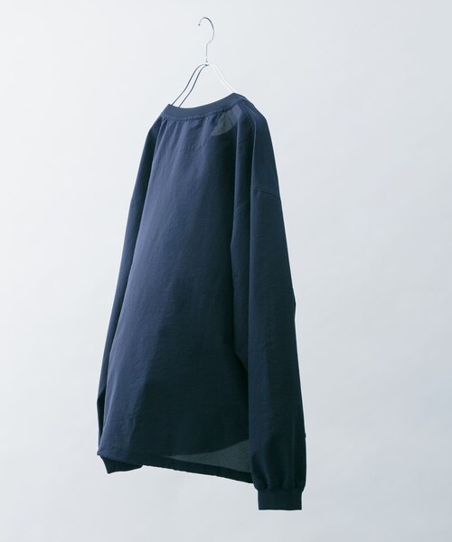 EKAL(エカル)の「『吸水速乾/通気性/軽量』DOT AIR LONG-SLEEVE PULLOVER(Tシャツ/カットソー・メンズ・ネイビー/ブラック・M/L)」の19枚目の写真