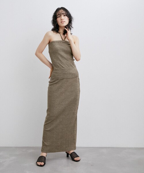 ADAM ET ROPE'(アダムエロペ)の「【Miller for ADAM ET ROPE'】Skirt(スカート・レディース・ブラック/ベージュ/パープル系・F)」の18枚目の写真