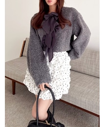 dazzlin | トリプルリボンショートブルゾン(ブルゾン)