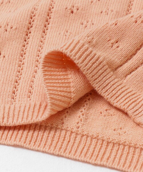 URBAN RESEARCH DOORS(アーバンリサーチドアーズ)の「透かし編みカーディガン(KIDS)(ニット/セーター・キッズ・PEACH/IVORY・120(115-125)/135(130-140))」の17枚目の写真