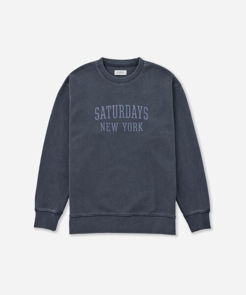 Saturdays NYC(サタデーズ ニューヨークシティ )の「Bowery Standard Crew(スウェット・レディース・ブラック/ネイビー/オレンジ・L/M/S)」の4枚目の写真
