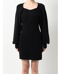 EMODA | タックスリーブニットワンピース(ワンピース)