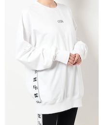 GYDA | 【WEB限定】GYDA×DCサイドGG STAR LOGOラインスウェットトップス(Tシャツ/カットソー)