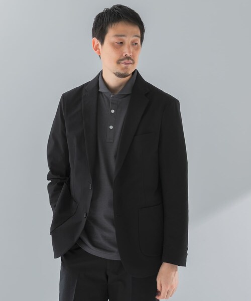 URBAN RESEARCH DOORS（アーバンリサーチドアーズ）の「『イージーケア』LIFE STYLE TAILOR　シアサッカーコンフォータブルジャケット（その他アウター・メンズ・BLACK/NAVY・S/M/L/XL）」の13枚目の写真