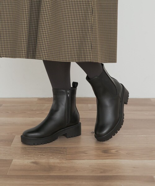 URBAN RESEARCH DOORS（アーバンリサーチドアーズ）の「『晴雨兼用』トラックソールブーツ（ブーツ・レディース・BROWN/BLACK・36/37/38）」の7枚目の写真