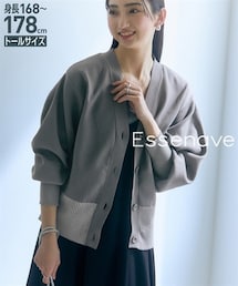 nissen | 高身長　ニットカーディガン（トールサイズ）Essenave(カーディガン/ボレロ)