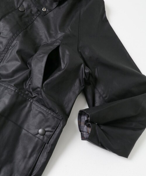 URBAN RESEARCH（アーバンリサーチ）の「Barbour　os wax bedale（テーラードジャケット・レディース・Sage/Black・34）」の5枚目の写真