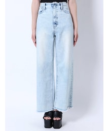 EMODA | カットフリンジルーズジーンズ(デニムパンツ)