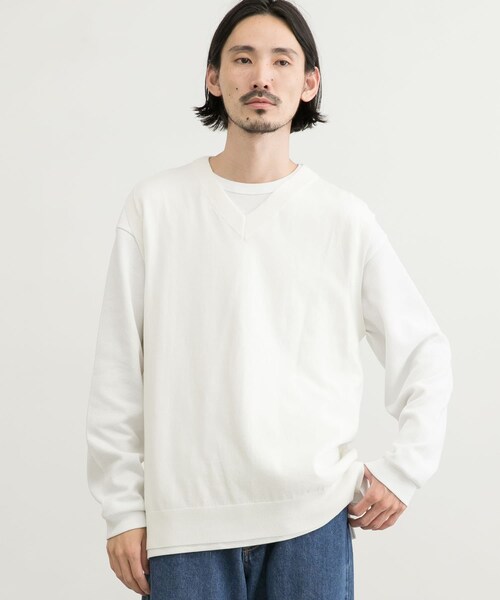 URBAN RESEARCH（アーバンリサーチ）の「ハイゲージVネックベスト（ベスト・メンズ・OFF/BLACK/S/GREEN・M/L）」の5枚目の写真