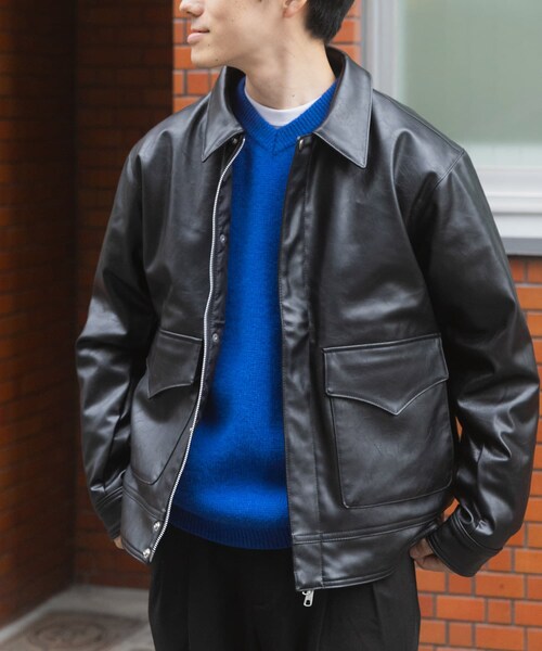 ITEMS URBANRESEARCH（アイテムズ アーバンリサーチ）の「F.L. A-2 フライトジャケット（その他アウター・メンズ・BLK/OLV/D.BRN・M/L）」の7枚目の写真