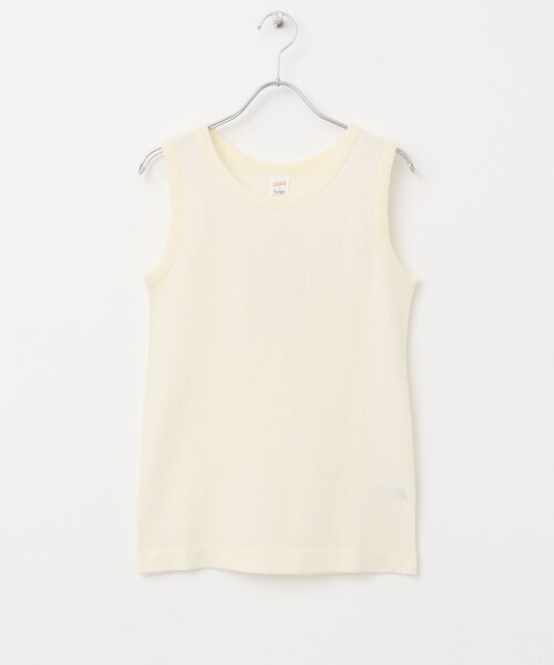 URBAN RESEARCH DOORS（アーバンリサーチドアーズ）の「『別注』Sports Wear×DOORS　ワッフルタンクトップ（タンクトップ・レディース・ivoflower/grayflower/gray/ivory・one）」の6枚目の写真