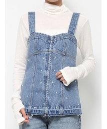 Ungrid | ビジューデザインデニムビスチェ(タンクトップ)
