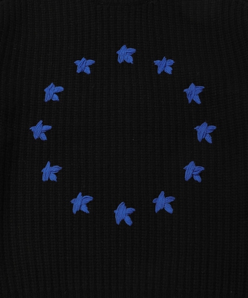 ADAM ET ROPE'(アダムエロペ)の「【Etudes Studio/エチュードストゥディオ】RIBBED ROUND NECK EUROPA(ニット/セーター・メンズ・ブラック/ベージュ・2/3)」の8枚目の写真