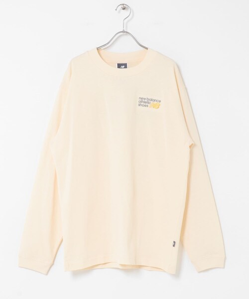 URBAN RESEARCH Sonny Label（アーバンリサーチサニーレーベル）の「NEW BALANCE　プレミアムロゴロングスリーブ（Tシャツ/カットソー・メンズ・ブルー/パーマフロスト・M/L/XL）」の10枚目の写真