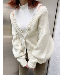 EMODA | スイッチングチャンキーカーディガン(カーディガン/ボレロ)