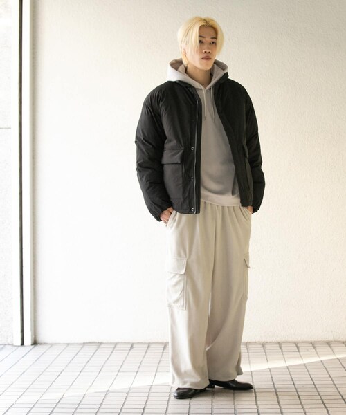 SENSE OF PLACE by URBAN RESEARCH(センスオブプレイスバイアーバンリサーチ)の「バルーンパデッドブルゾン(テーラードジャケット・メンズ・BLACK/NAVY/YELLOW・M/L)」の20枚目の写真