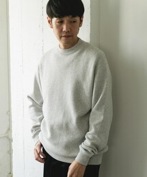 『一部WEB限定カラー』コットンウール クルーネックニット