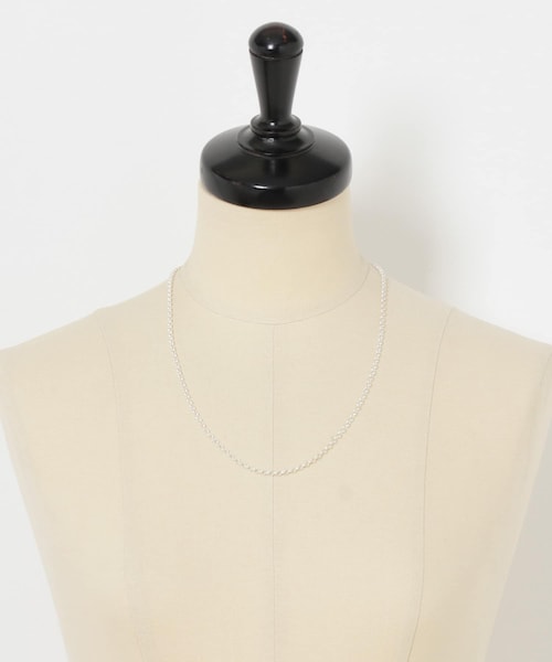 URBAN RESEARCH（アーバンリサーチ）の「URBAN RESEARCH iD　silver 925 カットアズキチェーンネックレス（ネックレス・メンズ・SILVER・FREE）」の4枚目の写真